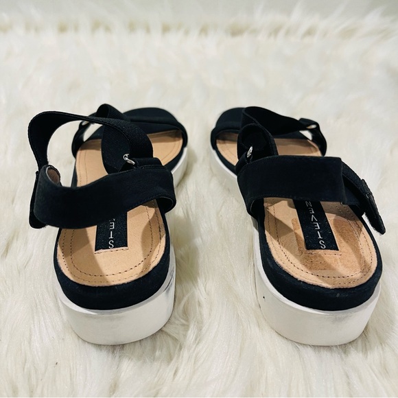 Women’s Steven by Steven Madden Gitty Wedge Black Sandals Size 8.5 US! - Picture 8 of 11